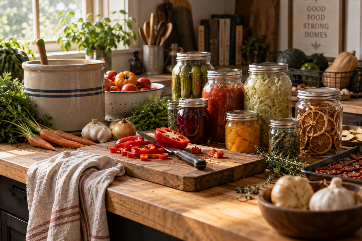 How to Start Preserving Food at Home