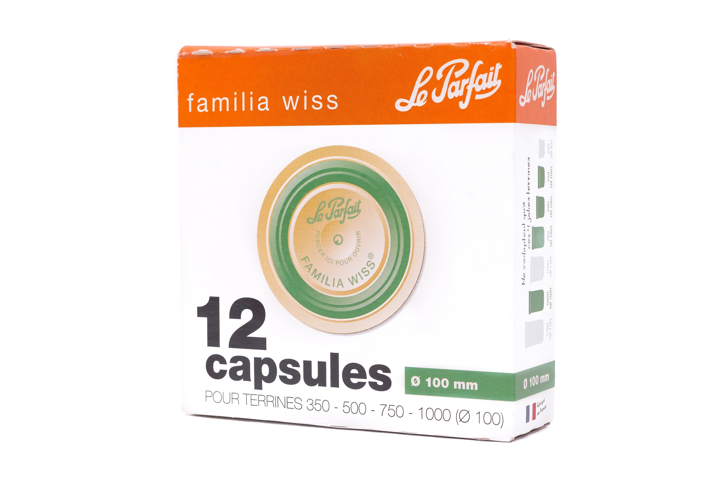 Le Parfait Familia Wiss Sealing Caps - Wholesale