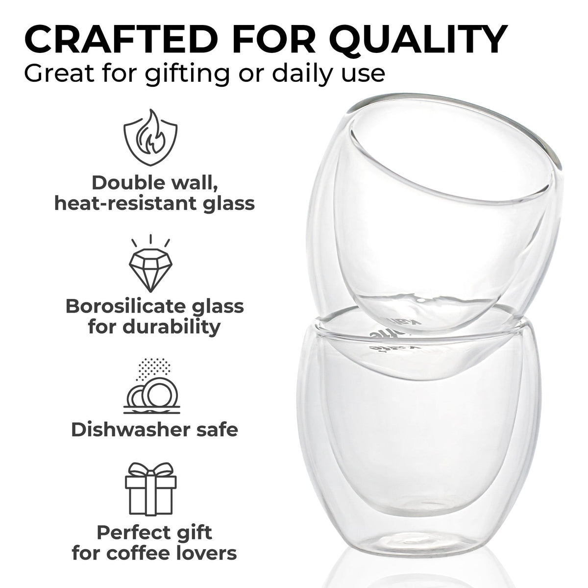 3oz Espresso Cup Set, KF4040