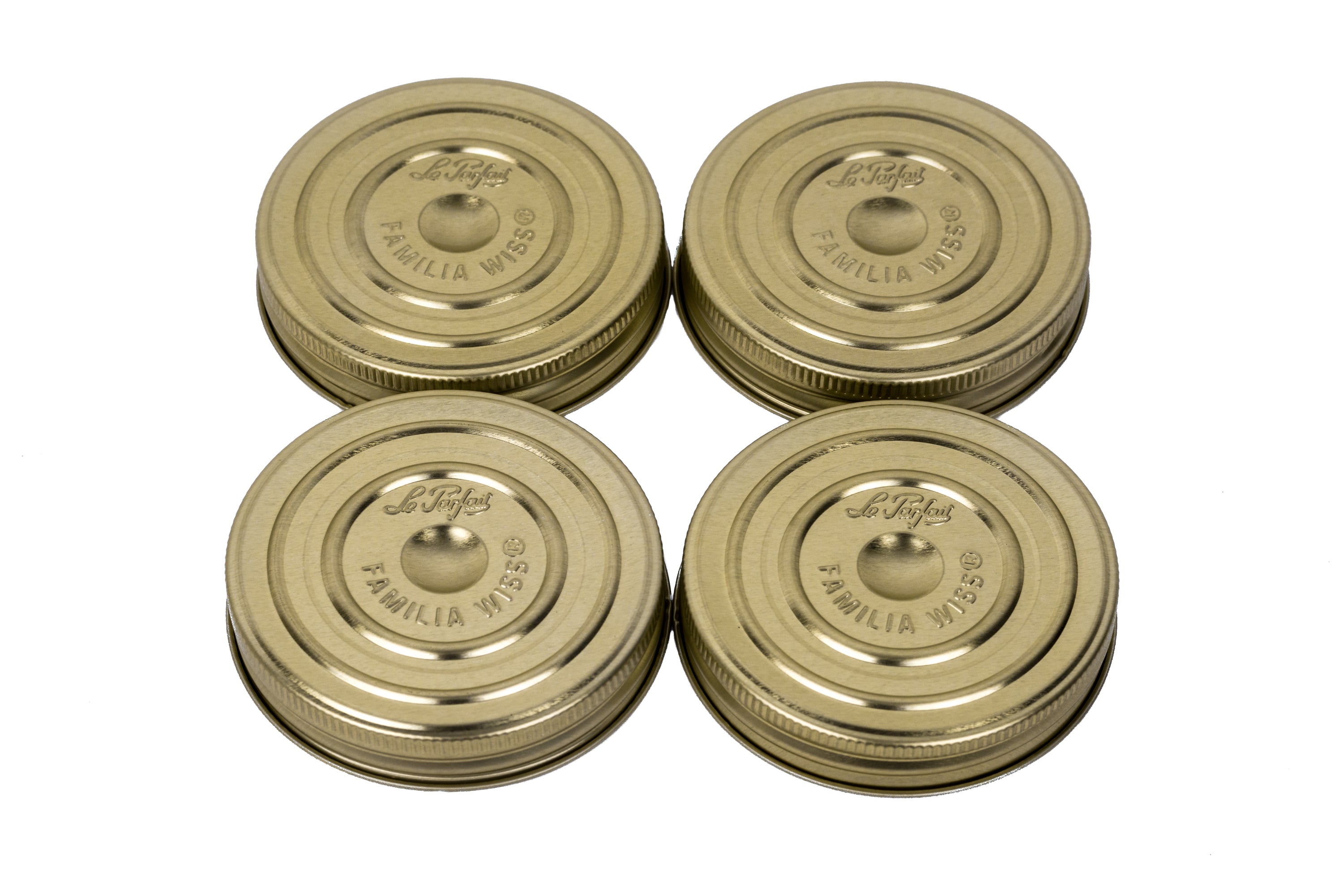 Le Parfait Familia Wiss Screw Bands, Replacement Rings for Terrine Jars