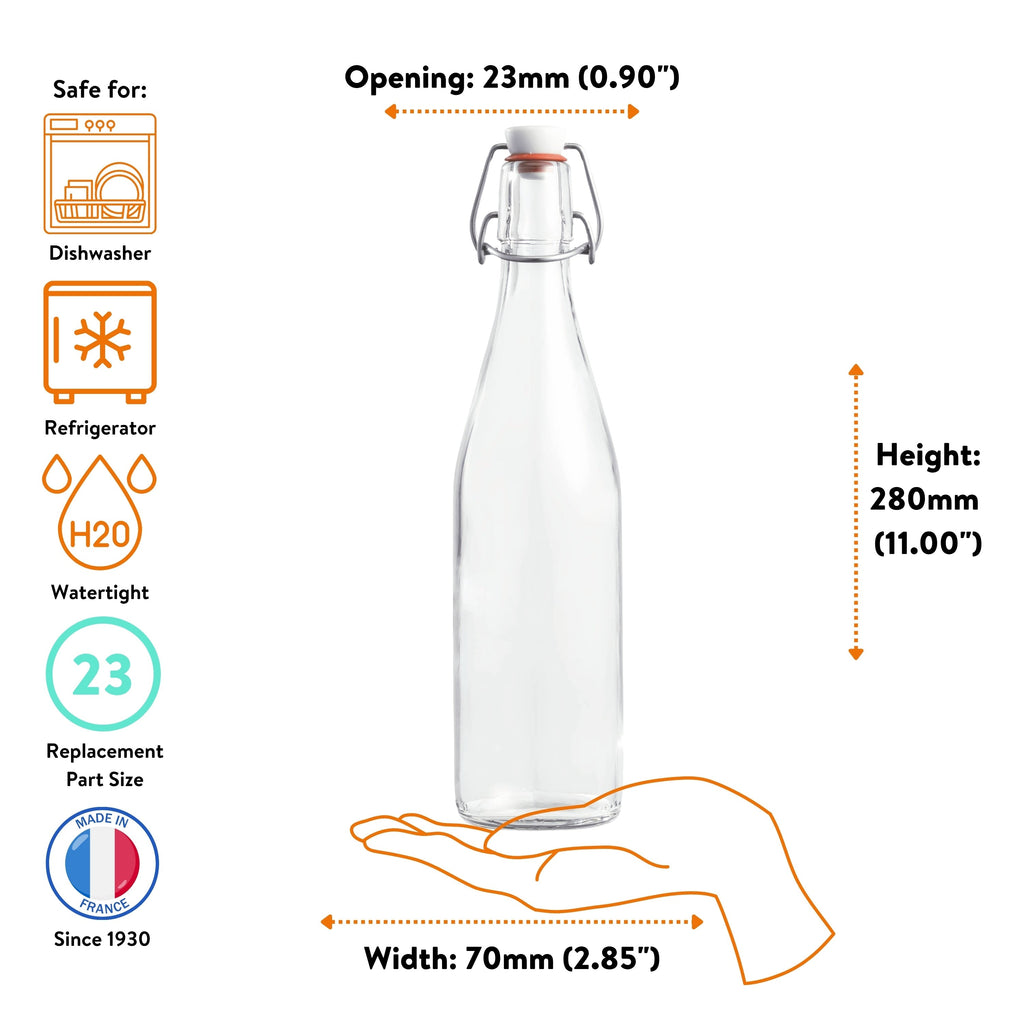 Le Parfait Swing Top and Milk Bottles