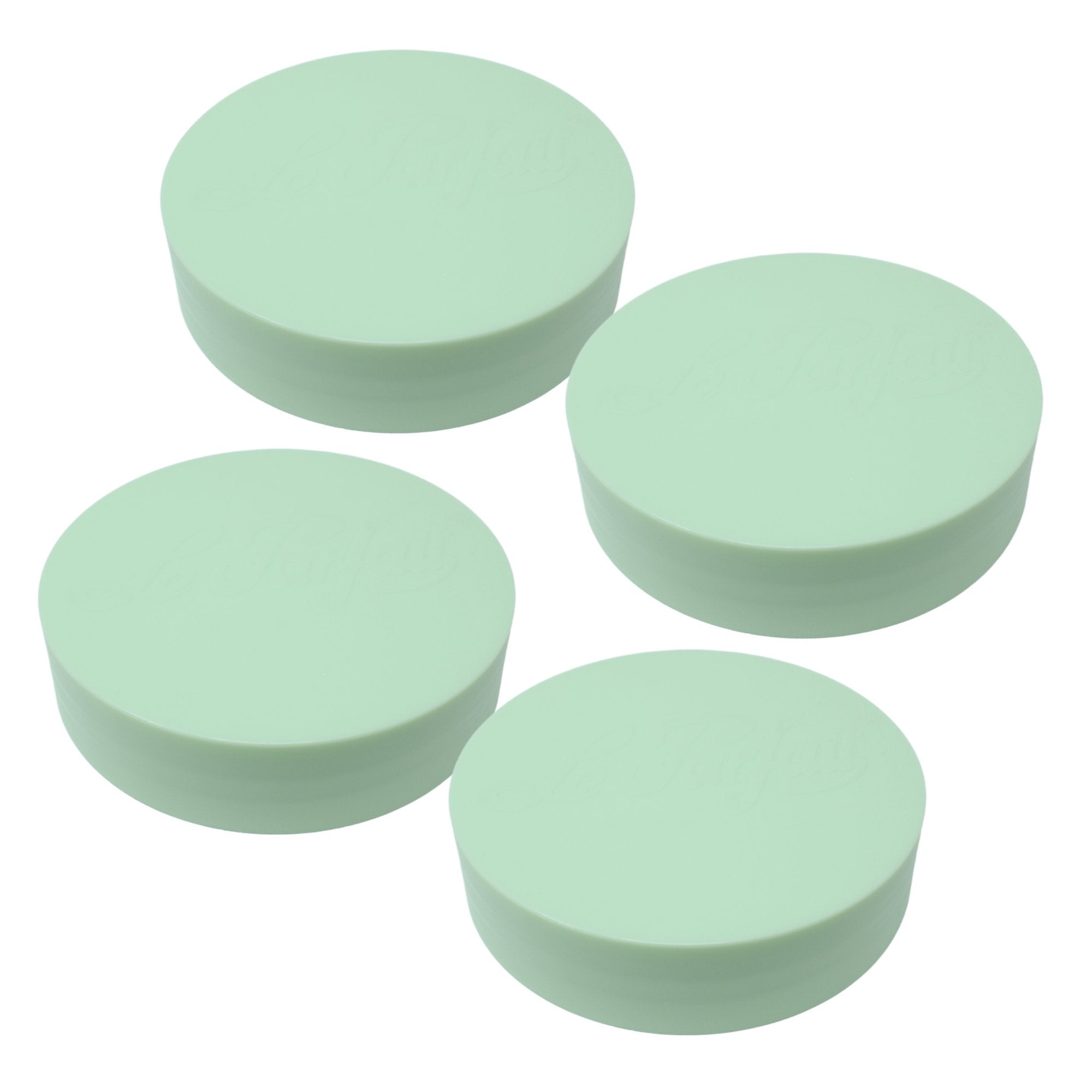 Le Parfait Screw Top Jar Lids, Colorful Plastic and Metal Replacement Lids